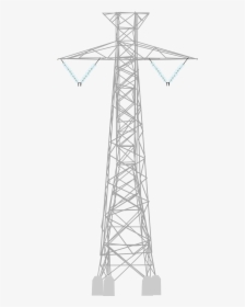 Power Electricity Public High Transmission Overhead - Png High Voltage Lines, Transparent Png, Transparent PNG