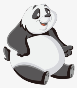 Transparent Panda Cartoon Png - Animated Transparent Background Animal, Png Download, Transparent PNG