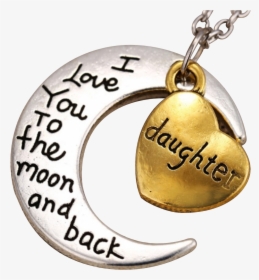 Necklace Clipart Army - Daughter I Love You To The Moon, HD Png Download, Transparent PNG