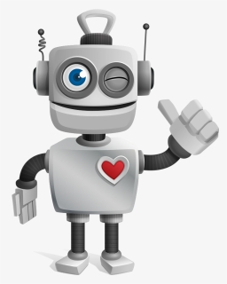 Robot Png -robot Png Pic - Robot Doing Thumbs Up, Transparent Png, Transparent PNG