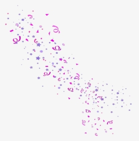 #mq #purple #pink #stars #confetti #floating - Confetti Purple Png, Transparent Png, Transparent PNG