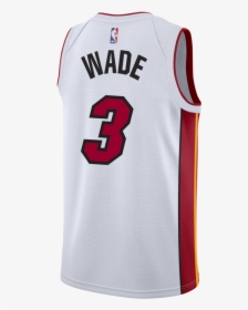 Dwyane Wade Nike Miami Heat Youth Association White - Miami Heat Nike Jersey, HD Png Download, Transparent PNG