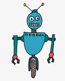 6 Silly Cartoon Robot Vector 3, HD Png Download, Transparent PNG