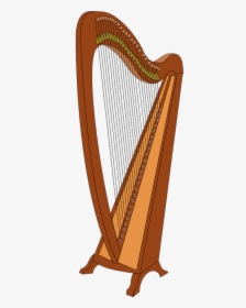 The Harp - Arpa Instrumento Musical Png, Transparent Png, Transparent PNG