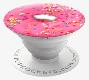Popsockets Pink Donut - Food Popsockets, HD Png Download, Transparent PNG