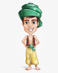 Thumb Image - Arab Prince Cartoon Character, HD Png Download, Transparent PNG
