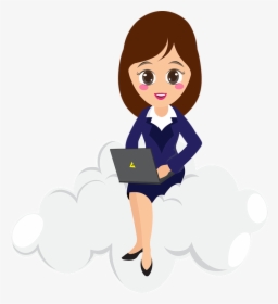 Laptop Cartoon Png, Transparent Png, Transparent PNG