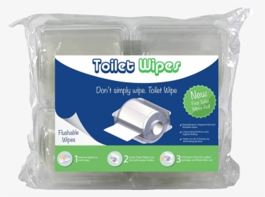Transparent Toilet Paper Roll Png - Flushable Toilet Wipes, Png Download, Transparent PNG