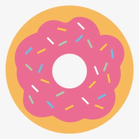A Close Up Of A Donut Logo - Circle, HD Png Download, Transparent PNG