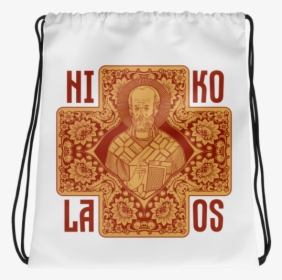 Saint Nicholas Drawstring Bag Red And Gold Version - Als Can Kiss My Fuzzy Butt, HD Png Download, Transparent PNG