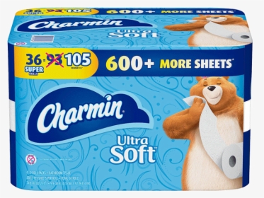 Charmin Toilet Paper 36 Super Roll, HD Png Download, Transparent PNG