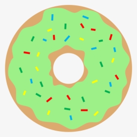 Green Donut Png, Transparent Png, Transparent PNG