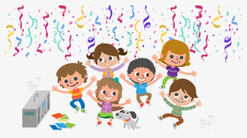 Disco Clipart Childrens Birthday Party - Children Party Clipart, HD Png Download, Transparent PNG