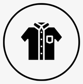 Tshirt Uniform Half Sleeve White Cloth School - School Uniform Icon Png, Transparent Png, Transparent PNG