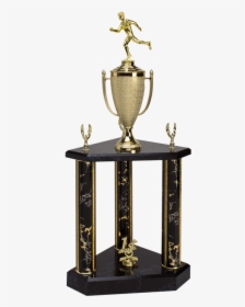 3 Column Trophy For 1st Place Award At Track & Field - Track And Field Trophies, HD Png Download, Transparent PNG