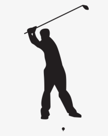 Sportsmen Silhouette Png - Speed Golf, Transparent Png, Transparent PNG