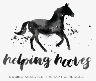 Helping Hooves Dillon, Mt Equine Assisted Therapy, - Watercolor Animal Logos, HD Png Download, Transparent PNG