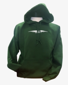 Obss Sweatshirt Hoodie Wings Green Front - Hoodie, HD Png Download, Transparent PNG
