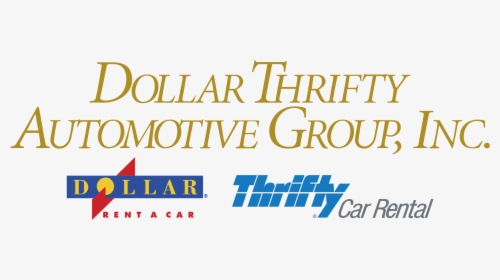 Dollar Thrifty Automotive Group Logo Png Transparent - Dollar Rent A Car, Png Download, Transparent PNG