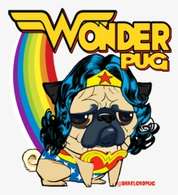Dark Lord Pug - Wonder Pug, HD Png Download, Transparent PNG