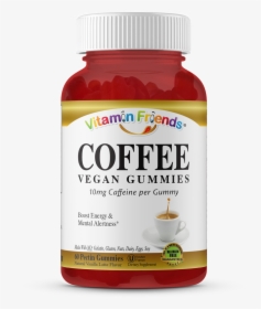Vitamin Friends Adult Vegan Coffee Gummies - Vitamin Friends, HD Png Download, Transparent PNG