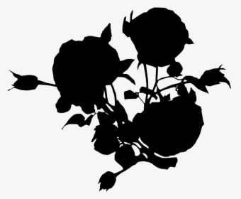 Transparent Rose Stencil Png - Garden Roses, Png Download, Transparent PNG