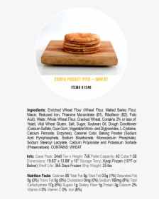 Corfu Pita Breads Wheat - Sandwich Cookies, HD Png Download, Transparent PNG