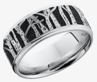 Aspen Trees Ring - Wedding Ring, HD Png Download, Transparent PNG
