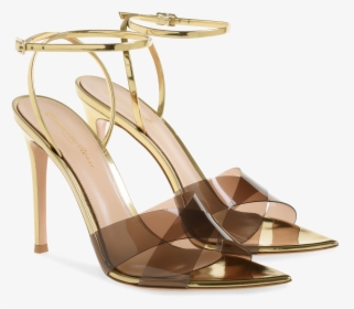 Gianvito Rossi Gold Heels, HD Png Download, Transparent PNG