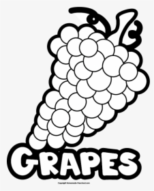 Grapes Clipart Name - Grains Food Group Coloring Page, HD Png Download, Transparent PNG