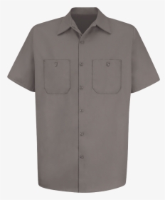 Men S Short Sleeve Wrinkle-resistant Cotton Work shirt - Active Shirt, HD Png Download, Transparent PNG