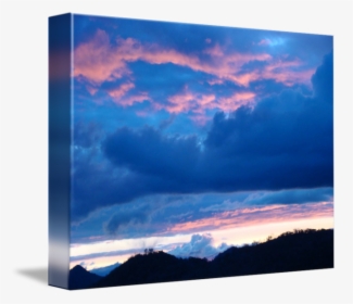 Transparent Pink Cloud Png - Blue Sunset Sky Clouds, Png Download, Transparent PNG