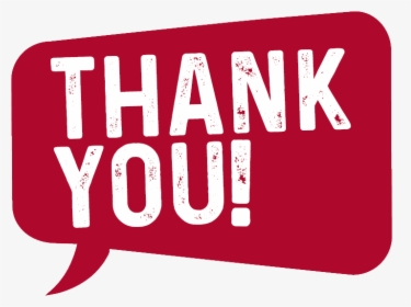 Thank You Png - Thank You Image Red, Transparent Png, Transparent PNG