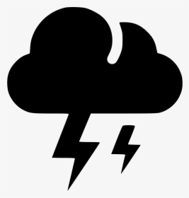 Cloud Lightning Strikes - Clip Art, HD Png Download, Transparent PNG
