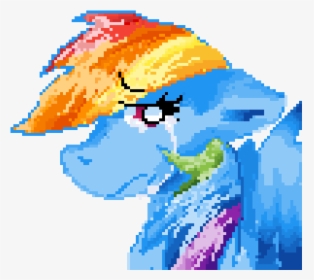 Transparent Snoflake Png - Crying Mlp Rainbow Dash Sad, Png Download, Transparent PNG