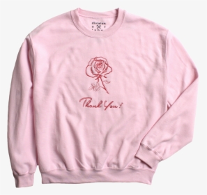 Thank You Rose Crew Neck Sweatshirt - Thank You Next Sweater, HD Png Download, Transparent PNG