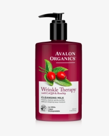 Wrinkle Therapy Cleansing Milk - Avalon Organics Wrinkle Therapy Cleansing Oil, HD Png Download, Transparent PNG