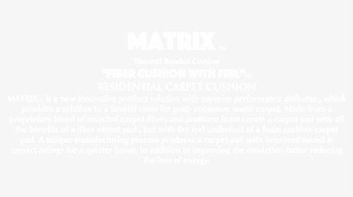 Matrix Tm Thermal Bonded Cushion Fiber Cushion With - Não Seja Cruel Minutos De Sabedoria, HD Png Download, Transparent PNG