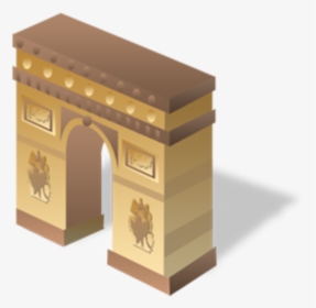 Arc De Triomphe Icon, HD Png Download, Transparent PNG