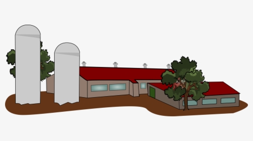 House,angle,intensive Animal Farming - Industrial Farm Clip Art, HD Png Download, Transparent PNG