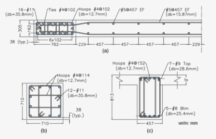 Cross Section Of Beam And Column, HD Png Download, Transparent PNG