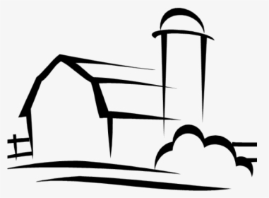 Barn Clipart Line Drawing - Barn Drawing Png, Transparent Png, Transparent PNG