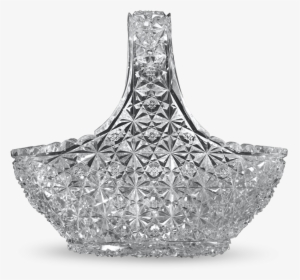 Persian Pattern Cut Glass Basket - Brilliant Cut Glass Basket, HD Png Download, Transparent PNG