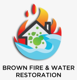 Brown Fire & Water Restoration Services - Graphic Design, HD Png Download, Transparent PNG