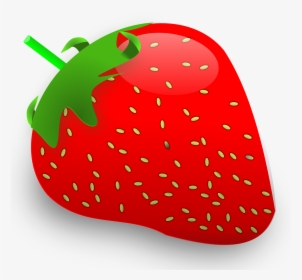 Red Strawberry Clip Art, HD Png Download, Transparent PNG