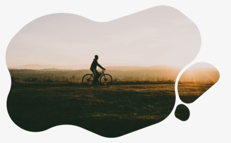 Bicycles - Silhouette, HD Png Download, Transparent PNG
