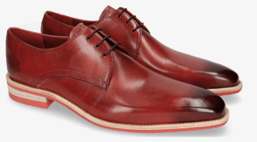 Derby Shoes Lance 24 Red Lasercut Crown - Shoe, HD Png Download, Transparent PNG