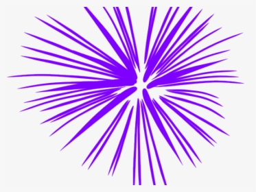 Fireworks Clipart Purple, HD Png Download, Transparent PNG