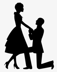#people #shadow #siluete #love #stickers #sticker @wendy - Couple Images Proposal, HD Png Download, Transparent PNG