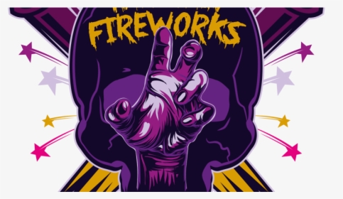 Transparent Cartoon Fireworks Png - Halloween Fireworks Clip Art, Png Download, Transparent PNG